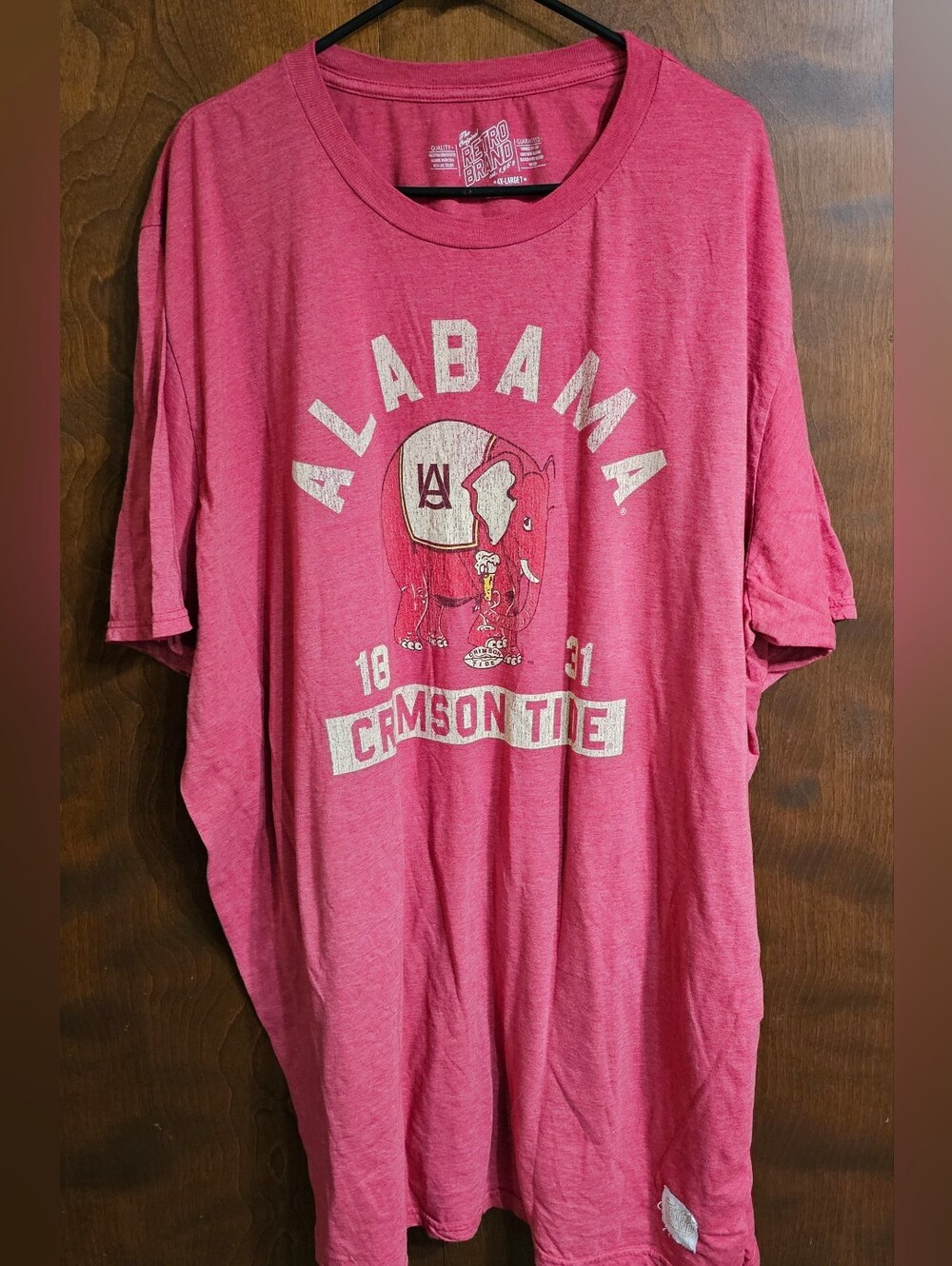 Original Retro Brand 4XLT Alabama Crimson Tide Tee Shirt